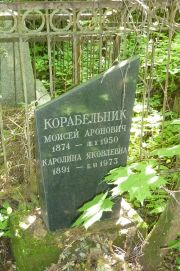 Корабельник Моисей Аронович, Москва, Востряковское кладбище